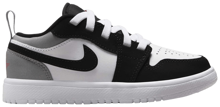

Кроссовки Air Jordan 1 Low ALT SE PS 'White Black Matte Silver', белый