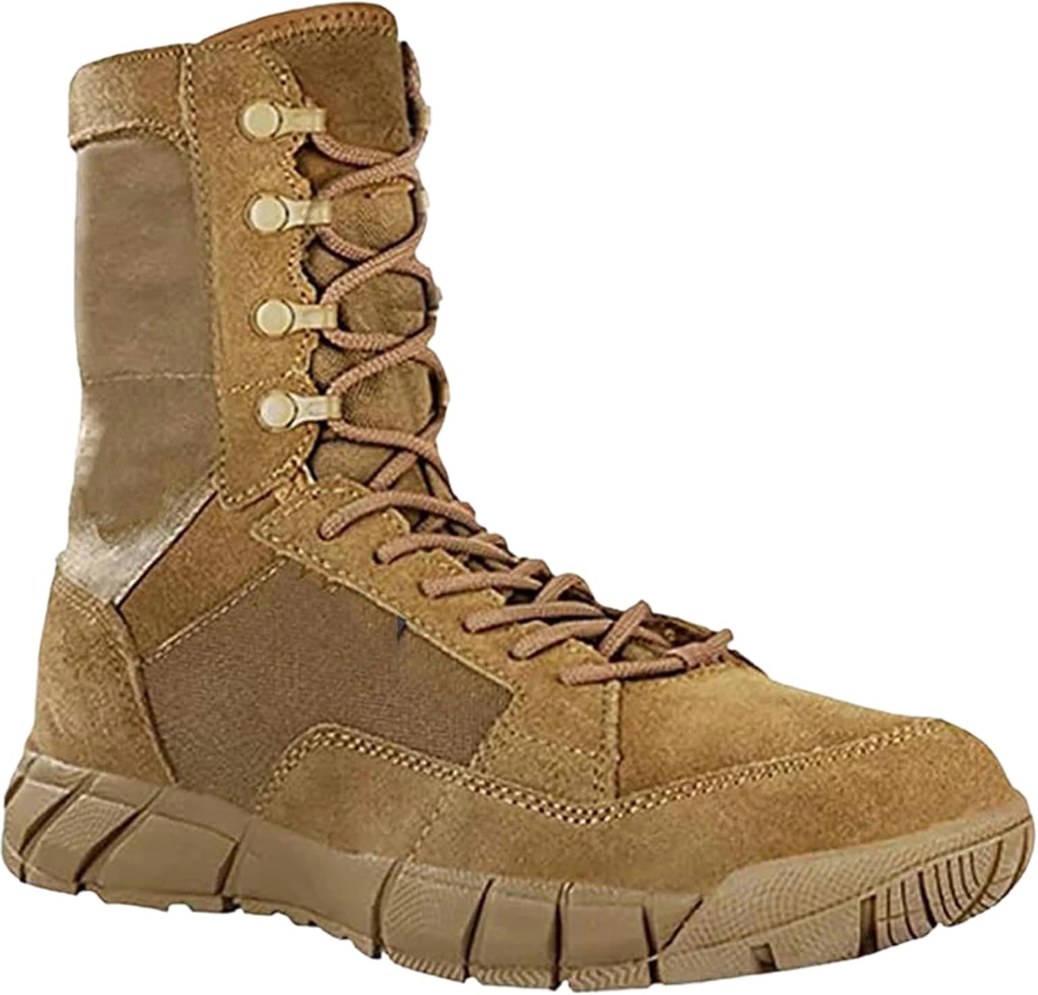 

Мужские ультралегкие ботинки Alloaone из коровьей замши до середины голени, противоударные, для тренировок и походов на шнуровке, коричневый