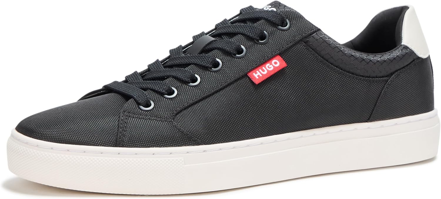 

Мужские кроссовки HUGO Morrie с низким профилем и подошвой Cupsole, черный