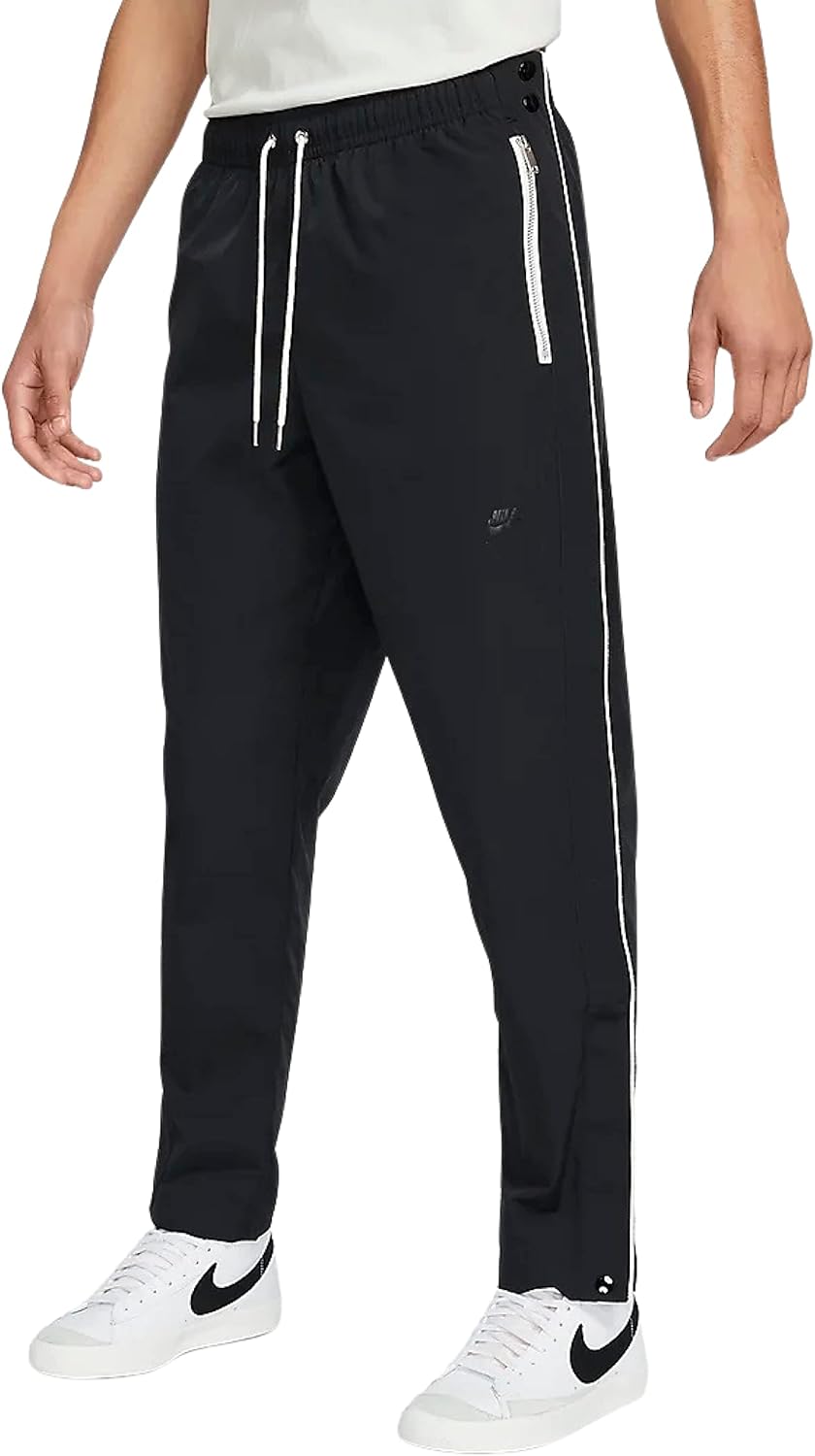 

Мужские тканые брюки-клеш без подкладки Nike Sportswear Style Essentials, Black/Sail/Ice Silver/Black