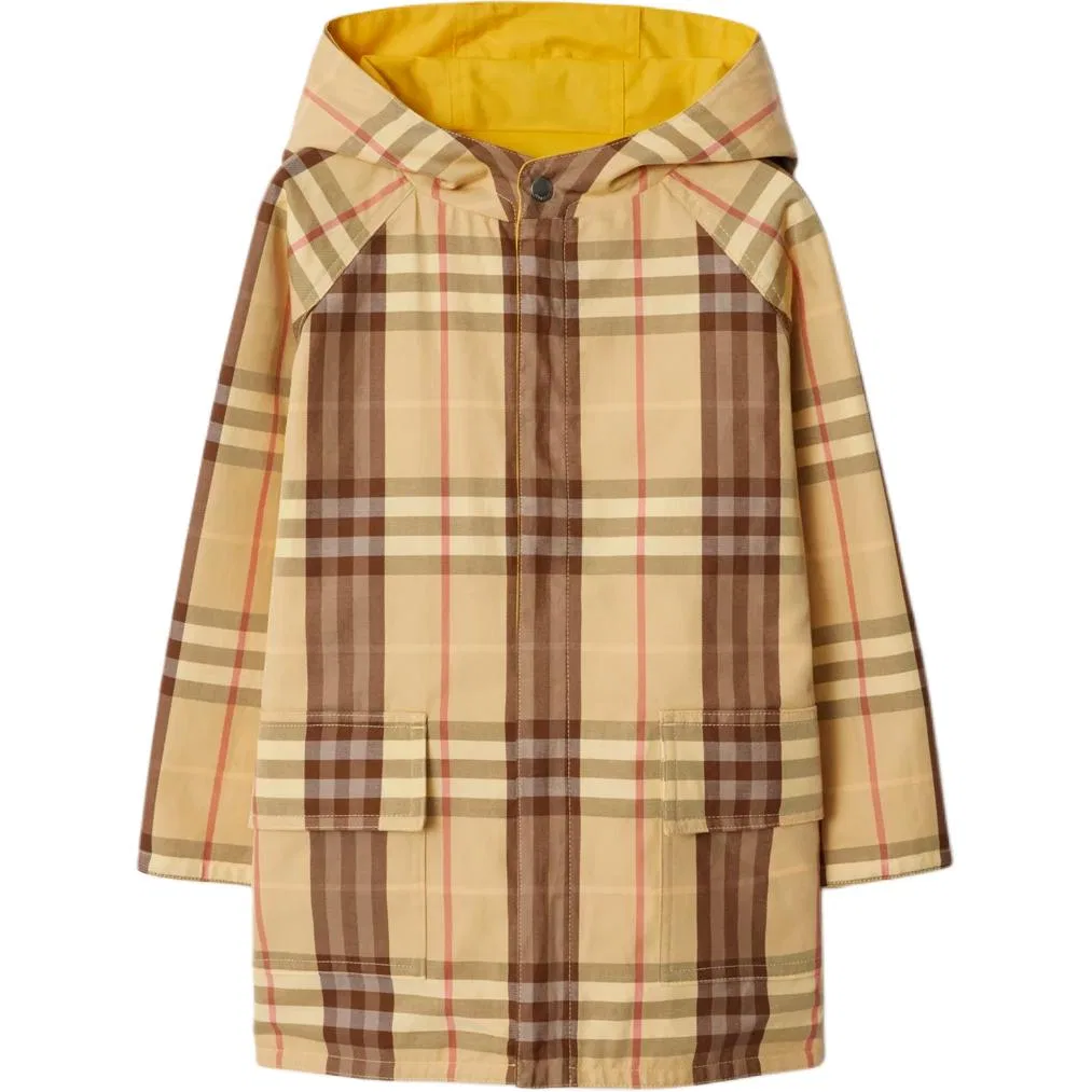 Пальто детское разноцветное Burberry Mango Multicolor — фото 3