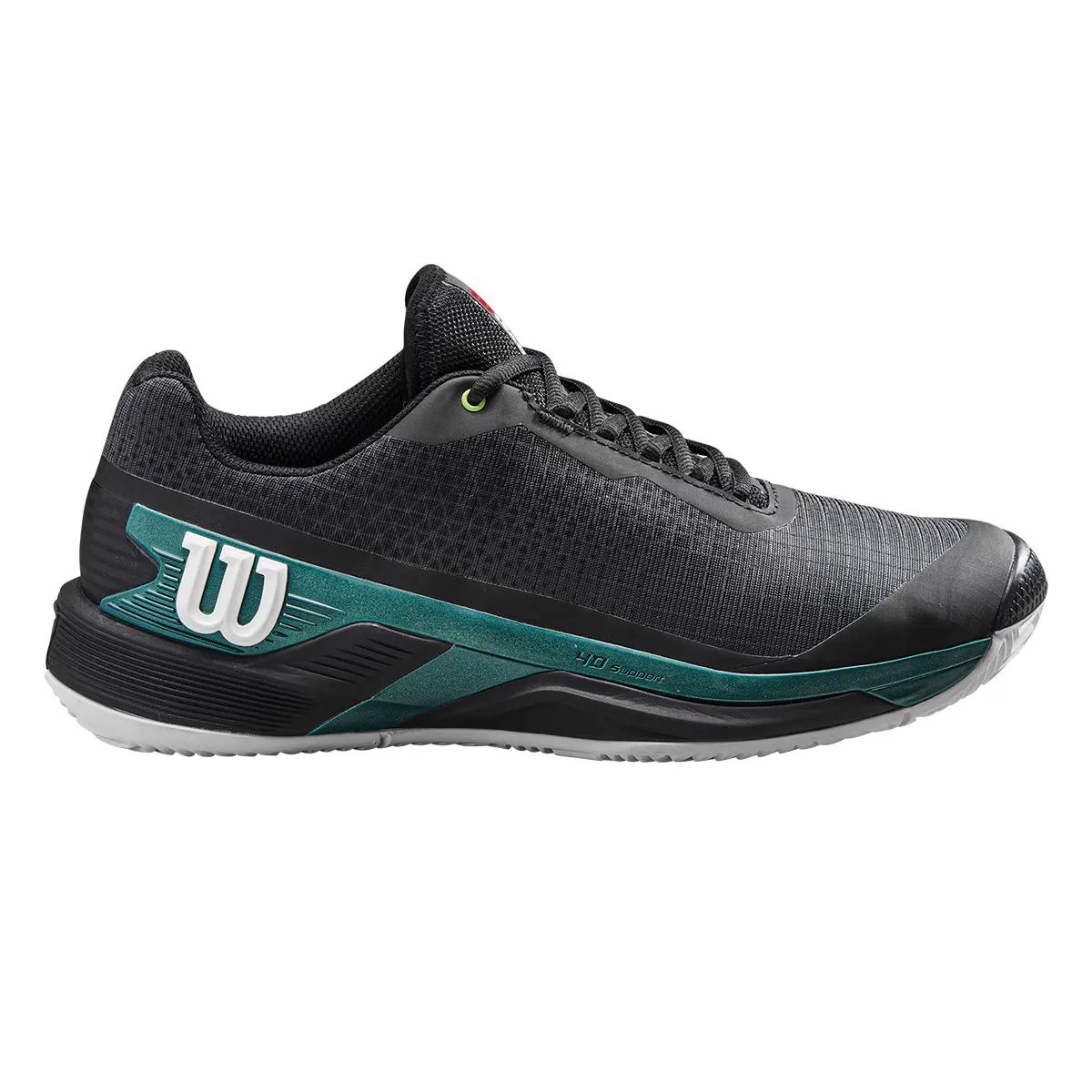 

Мужские теннисные кроссовки Wilson Rush PRO 4.0 для грунтового покрытия, черный/зеленый