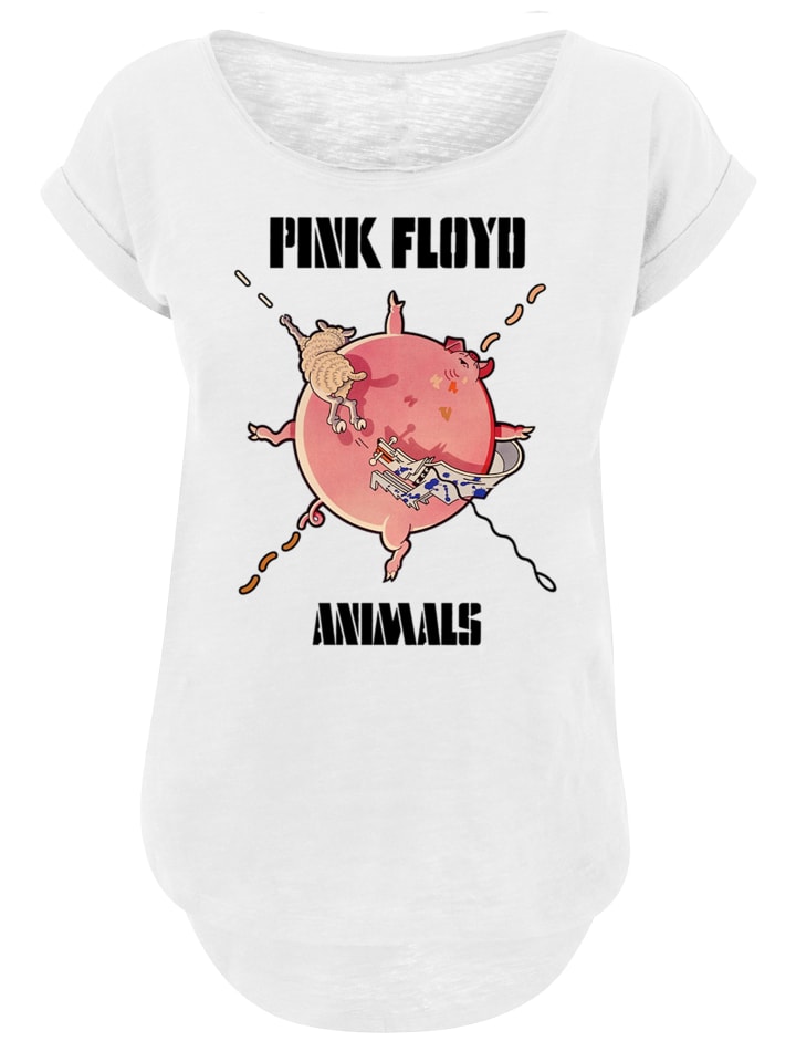 

Длинная футболка Pink Floyd Fat Pig Ladies Long T-Shirt белого цвета F4NT4STIC, Белый, Длинная футболка Pink Floyd Fat Pig Ladies Long T-Shirt белого цвета F4NT4STIC
