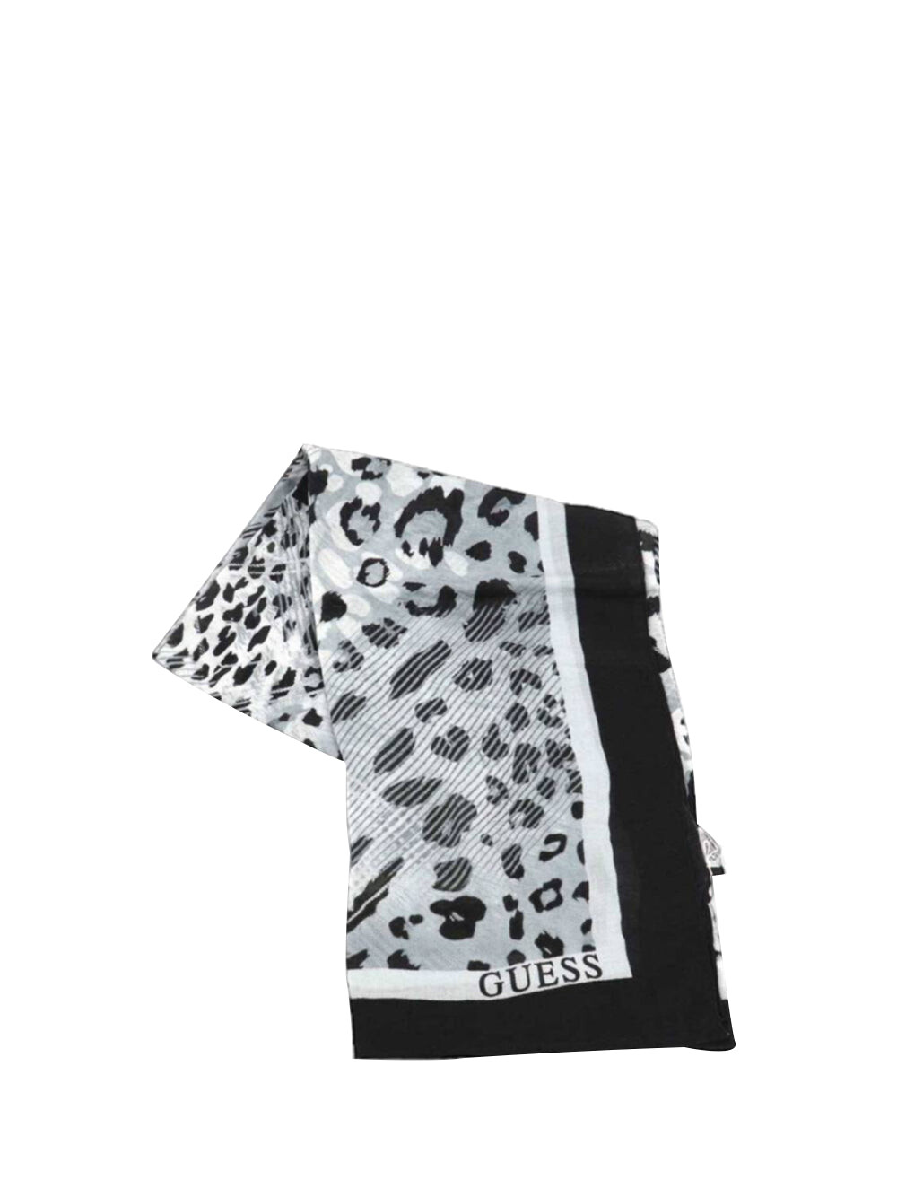 

Черный женский шарф Guess
