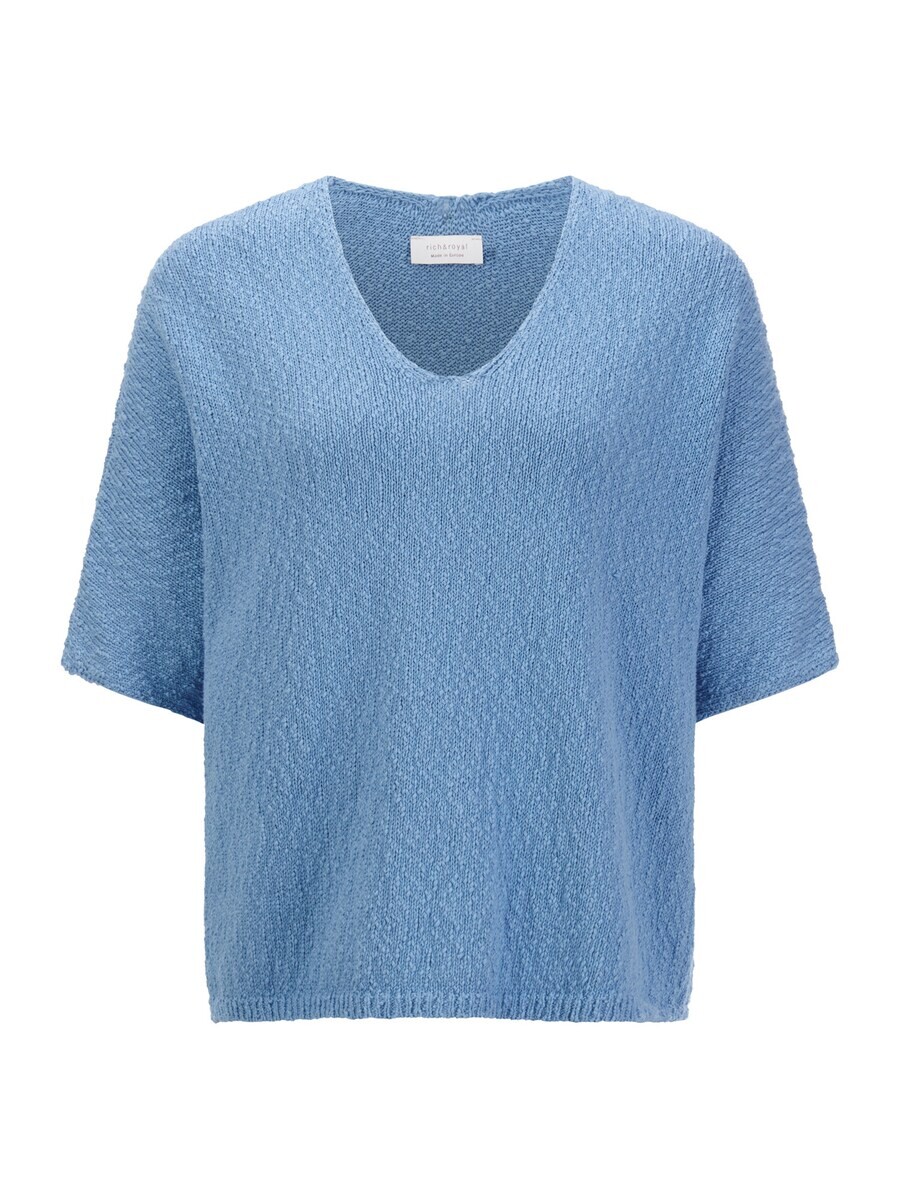 

Тонкий вязаный свитер Rich & Royal Sweater, светло-синий