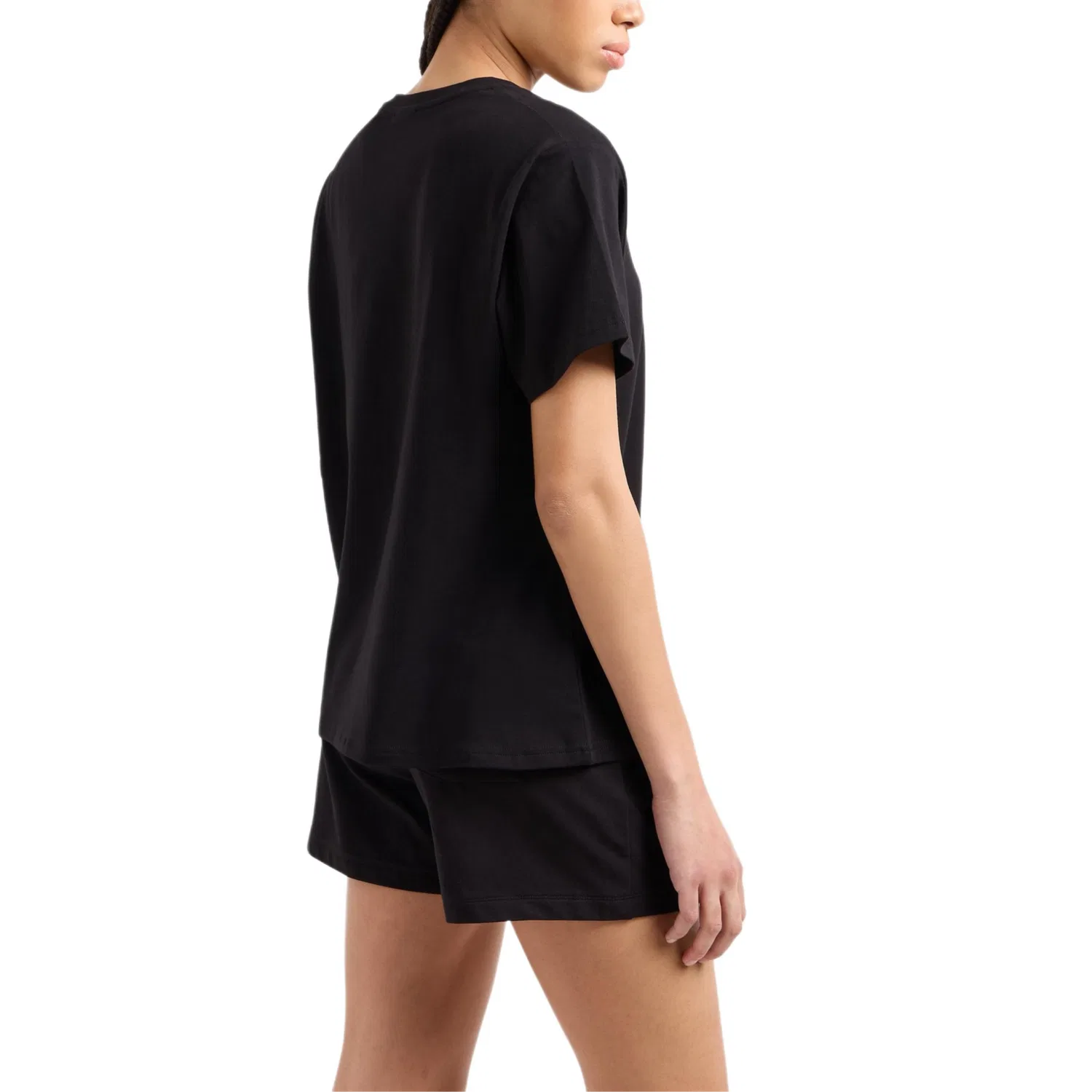 Футболка женская Emporio Armani EA7 черная — фото 4
