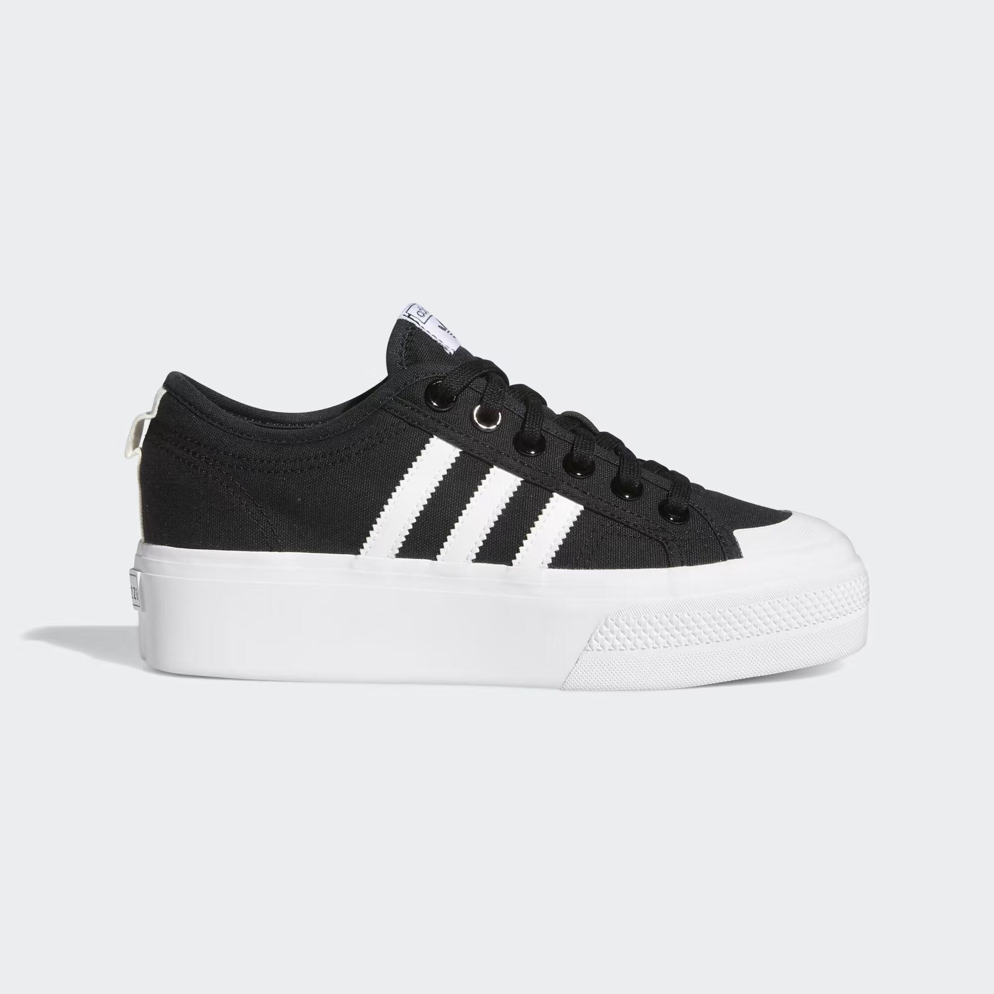 

Ницца Кроссовки на платформе Adidas, цвет Core Black/Cloud White/Cloud White