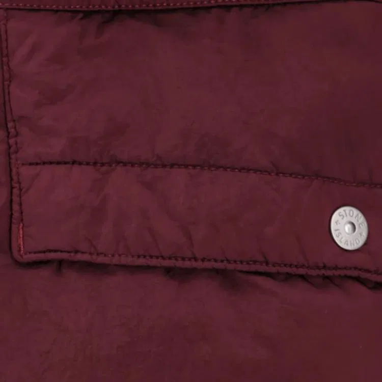 Куртка пуховая на молнии STONE ISLAND, Fuchsia — фото 4