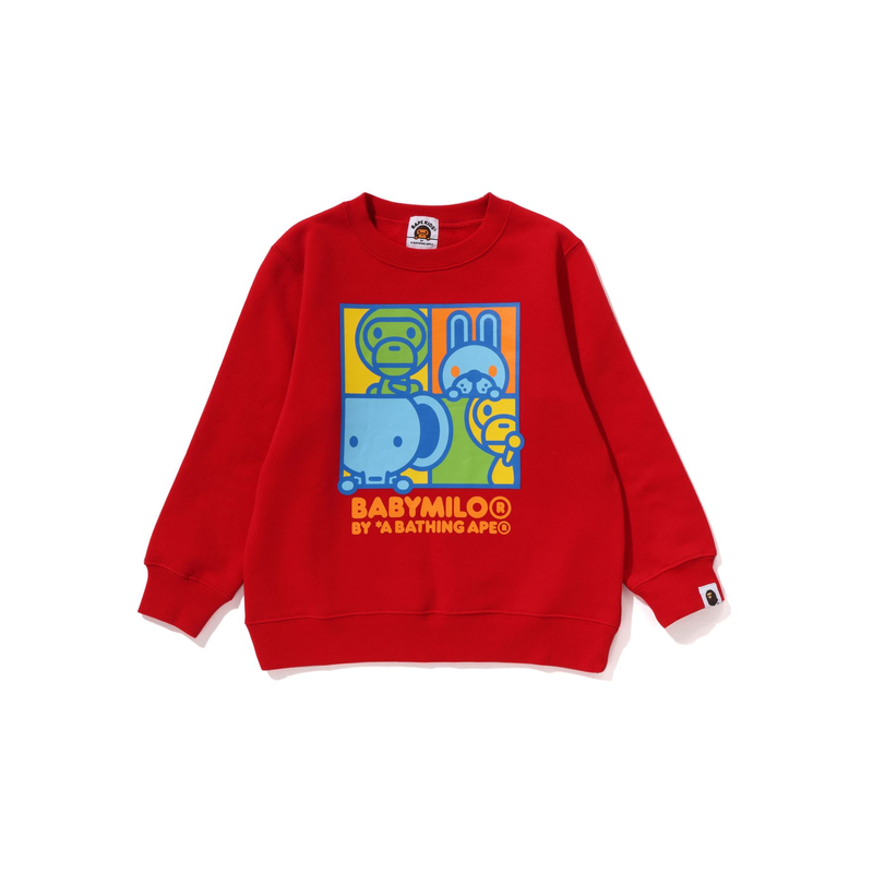 Толстовка FW25 для детей 3-7 лет A BATHING APE, желтый yex — фото 3