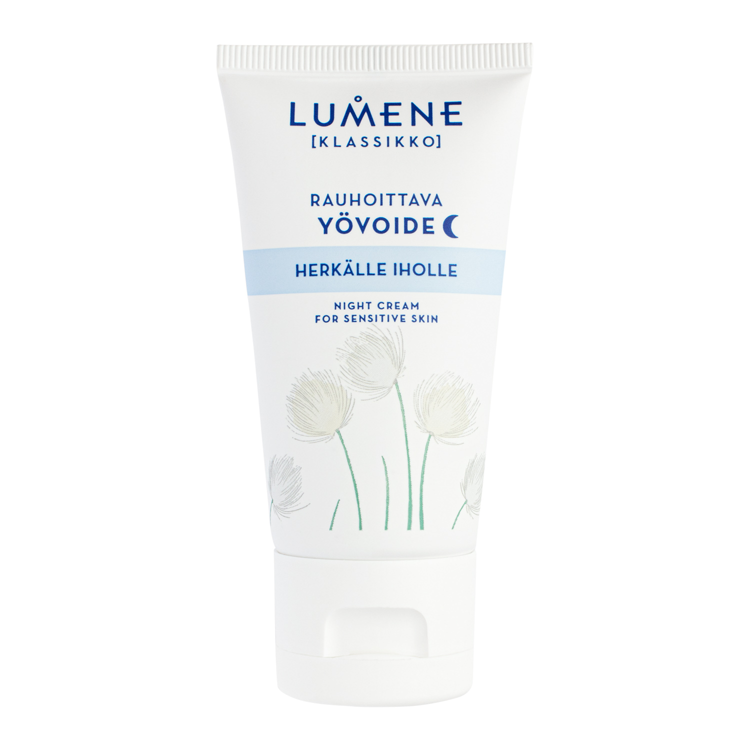 

Ночной успокаивающий крем для лица klassikko night cream Lumene, 50 мл