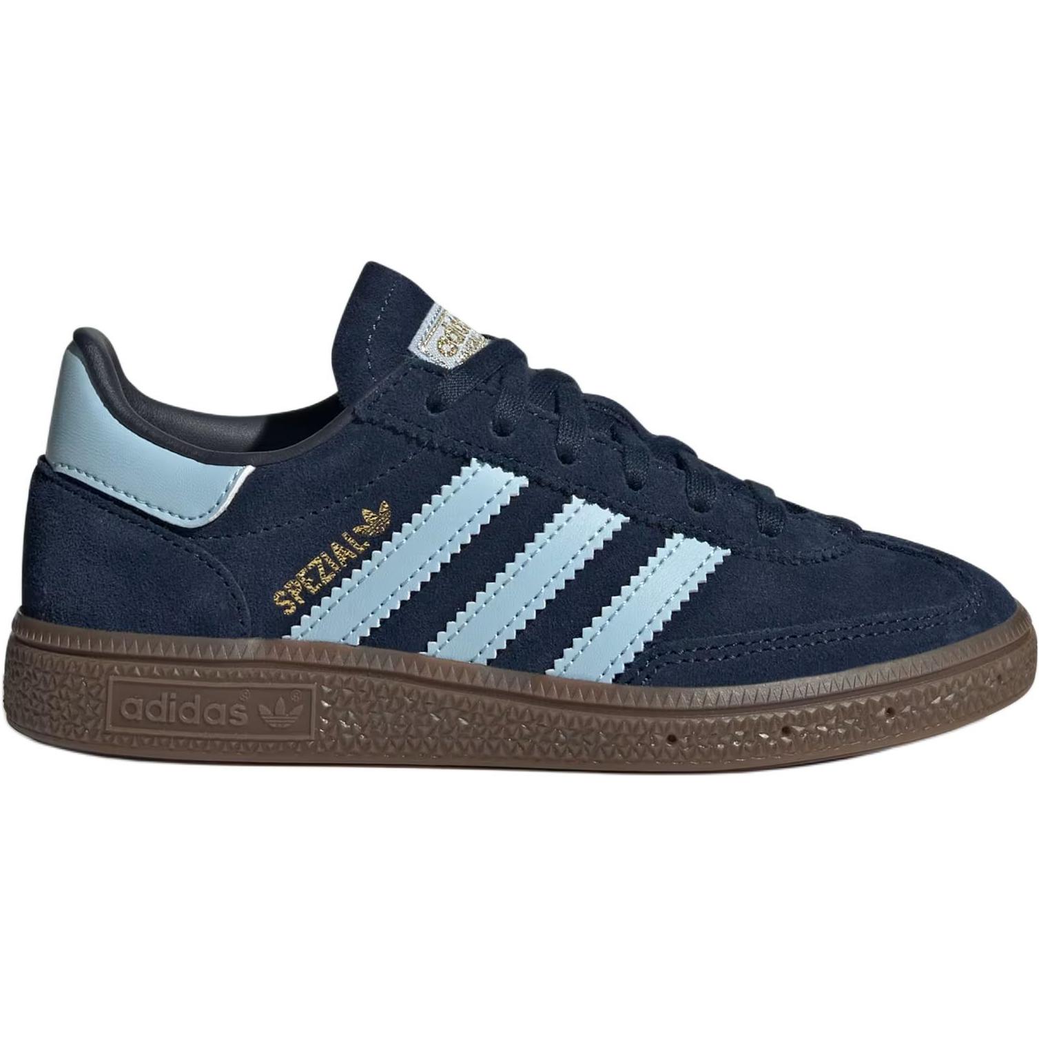 HANDBALL SPEZIAL устойчивые к истиранию низкие детские тренировочные кроссовки Kids' Adidas Originals, синий — фото 3