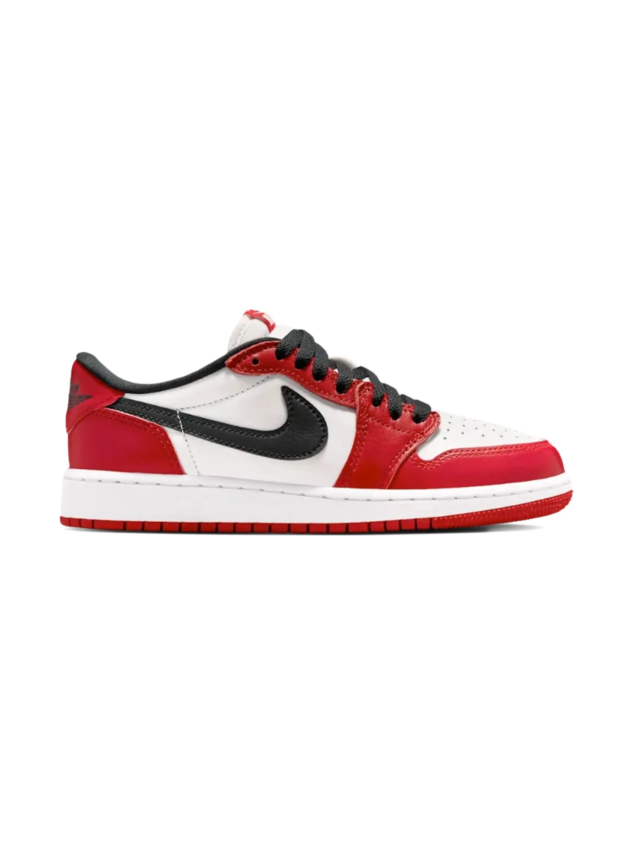 Кроссовки на шнуровке Air Jordan 1 Low OG Jordan Kids, белый — фото 2