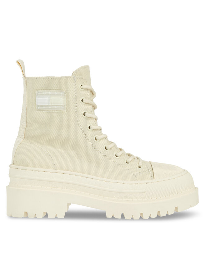 Ботильоны Tjw Foxing Canvas Boot EN0EN02216 Tommy Hilfiger, бежевый