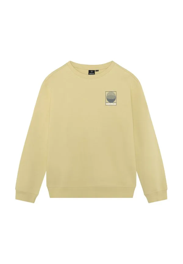 Свободная толстовка с принтом на спине Indian Blue Jeans, Dusty Yellow