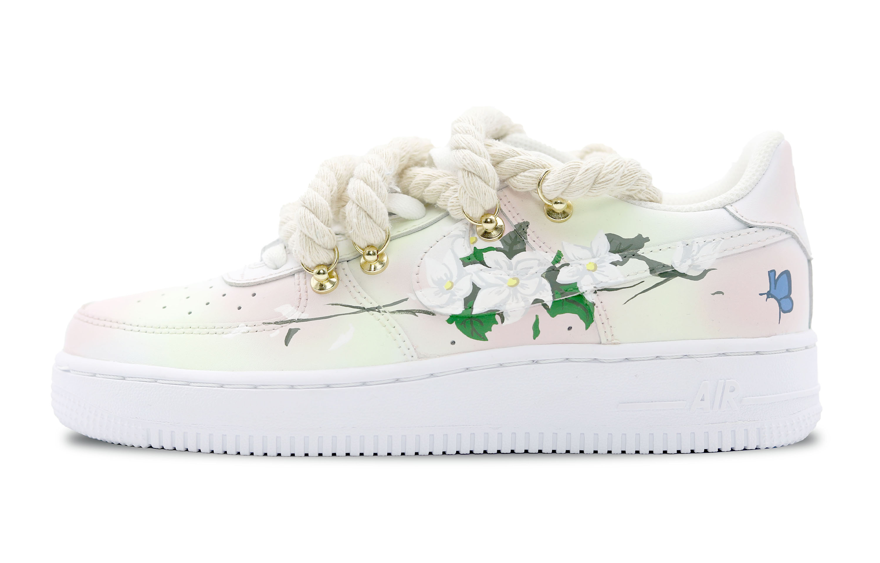 

Женские кроссовки для скейтбординга Nike Air Force 1, Milky White