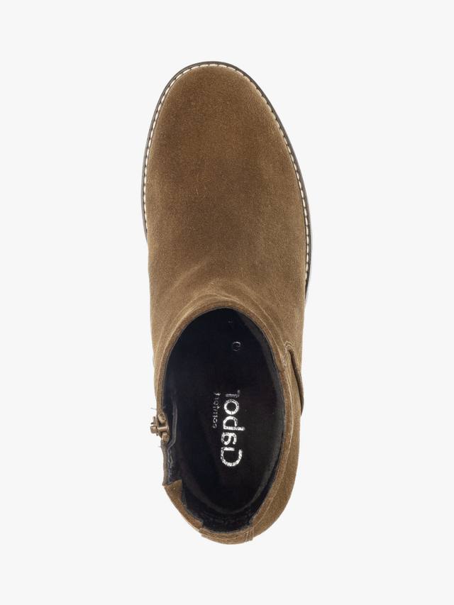 Ботинки Delight Wide Fit Suede с коротким голенищем Gabor, Cognac — фото 2
