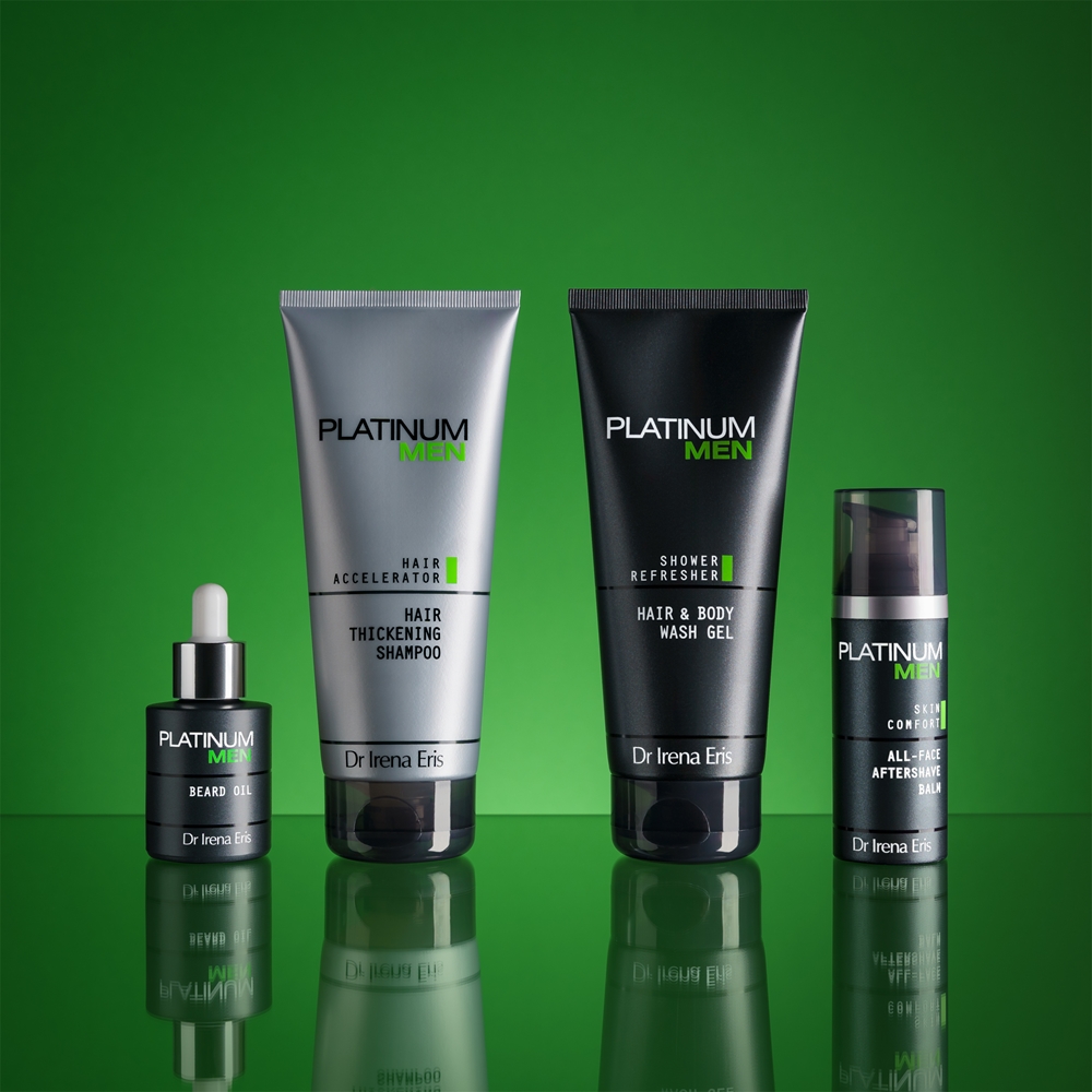 Шампунь Platinum Men Hair Accelerator для густоты волос Dr Irena Eris, 200 мл — фото 3