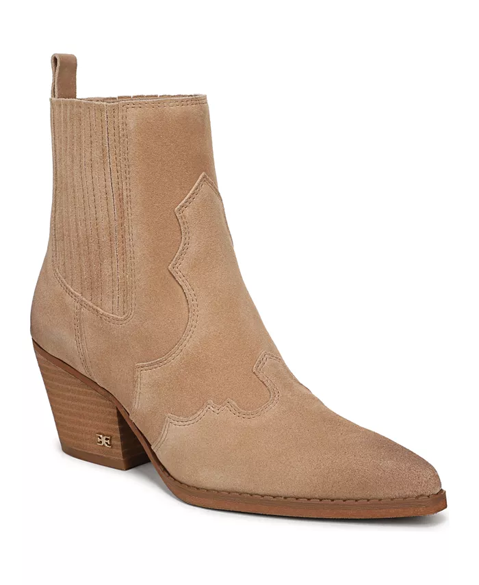 Женские ботильоны в стиле «вестерн» Sam Edelman, коричневый