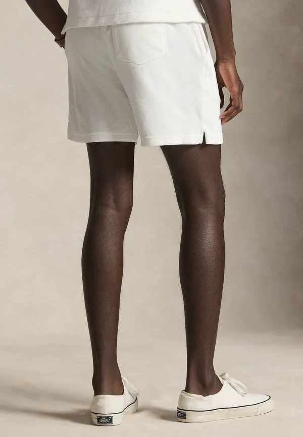 6-Дюймовые махровые шорты на завязках Polo Ralph Lauren, White — фото 3