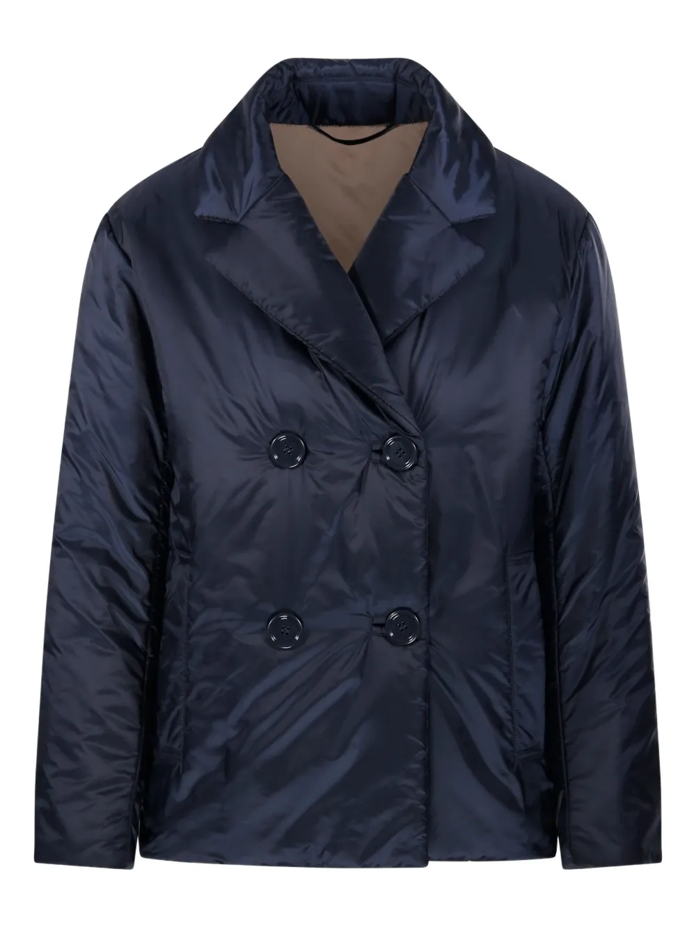 

Двубортный пуховик MAX MARA, синий