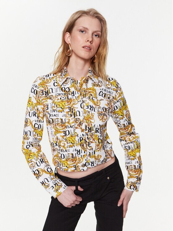 

Джинсовая куртка стандартного кроя Versace Jeans Couture, белый