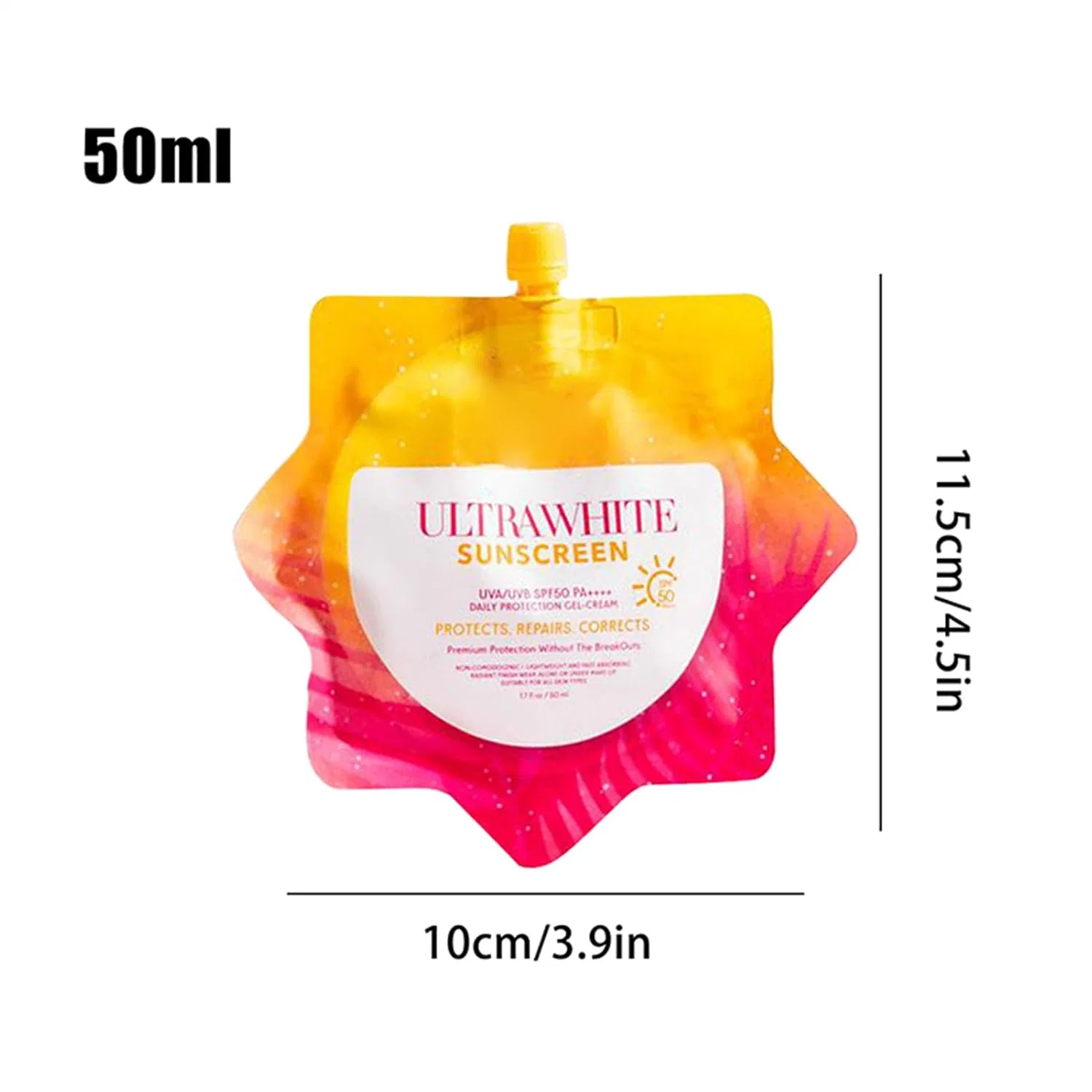 Солнцезащитный крем для лица SPF 50, 50 мл Generisch — фото 2
