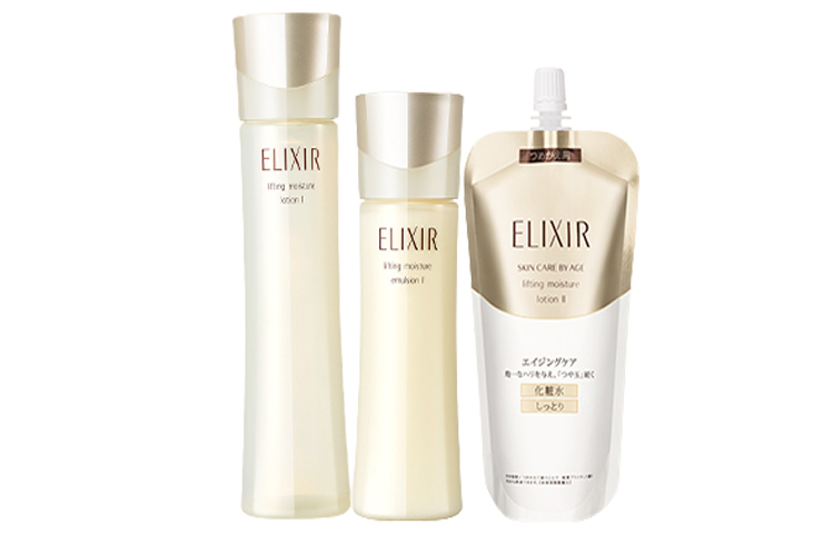 

Набор для ухода за кожей для сияющей молодости увлажняющая вода 170мл+эмульсия 130мл ELIXIR