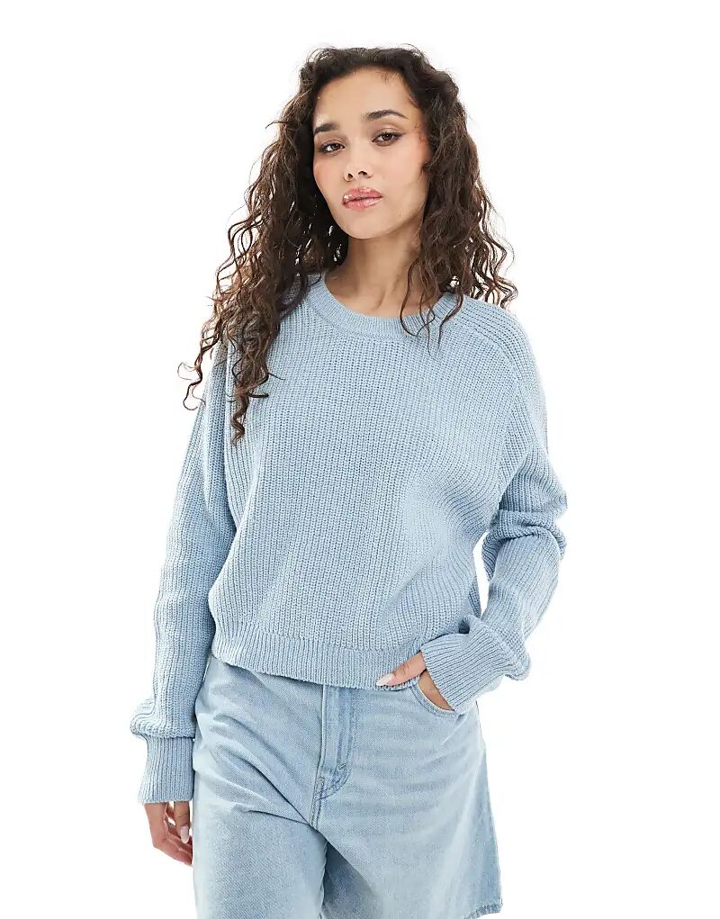 

Свитер Cotton On с круглым вырезом синего цвета Cotton:On