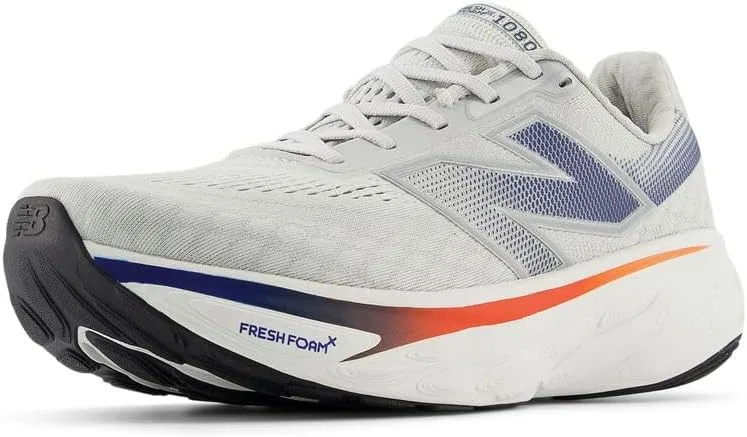 Мужские беговые кроссовки New Balance Fresh Foam X 1080, Grey Matter Silver Metallic Inkwell