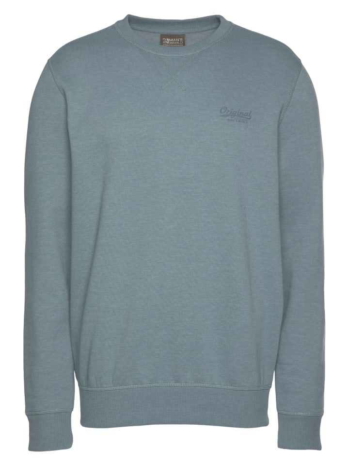 

Толстовка дымчато-синего цвета в крапинку Man's World