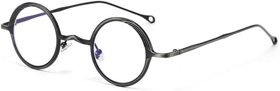 

Солнцезащитные очки UV400 - маленькие круглые металлические очки в стиле панк для женщин и мужчин, для бега и занятий спортом на открытом воздухе UYPTK, Dark Gun Clear