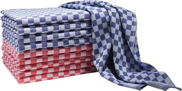 

Кухонное полотенце Erwin Müller 10er-Pack, 45x1x70 см цвет karo rot/blau