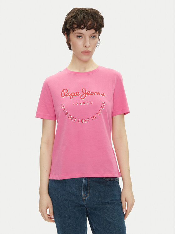 

Футболка обычного кроя Rumer PL506072 Pepe Jeans, розовый