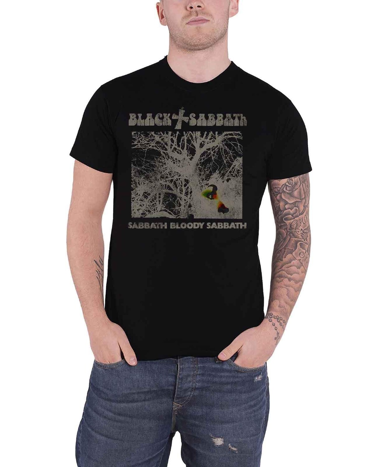 

Винтажная футболка Sabbath Bloody Sabbath Black Sabbath, черный