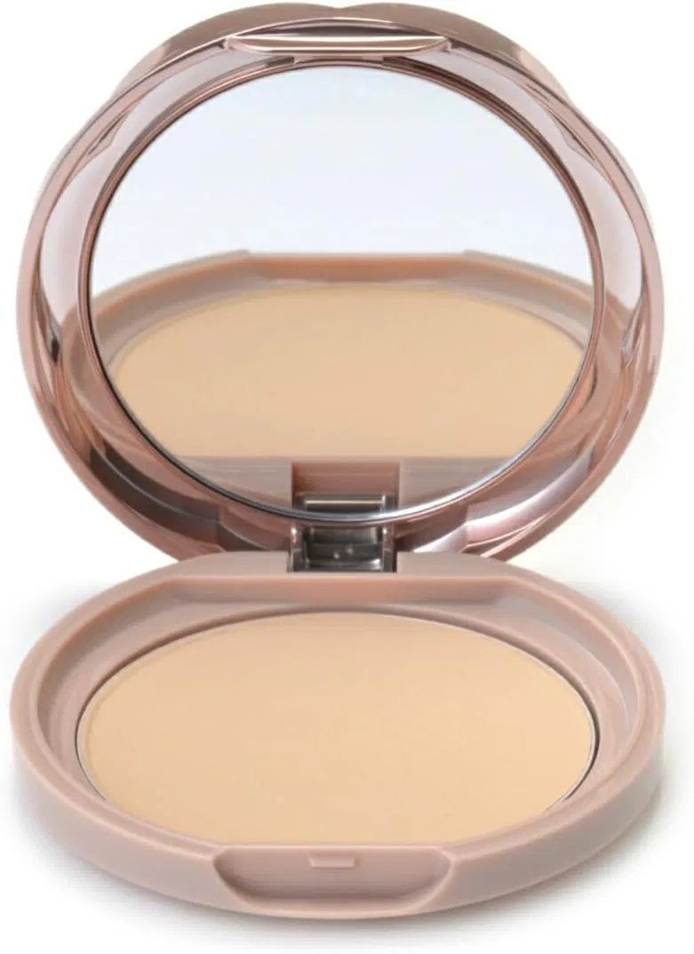 Пудра для лица рассыпчатая Marshmallow Finish Powder, No Brand, 1 шт, матовый бежево-охристый — фото 3
