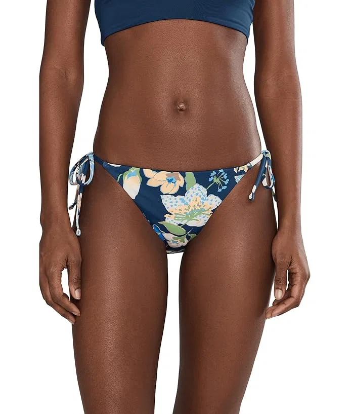 Купальник бикини с завязками Hot House Floral Tie String Nike, Midnight Navy