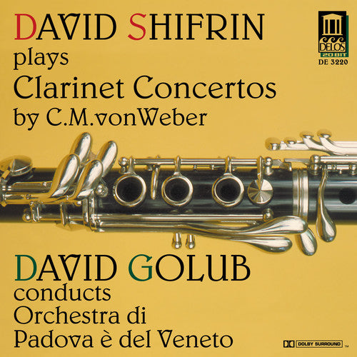 

CD диск Shifrin / Orchestra Di Padova E Veneto / Golub: Weber Clarinet Concertos