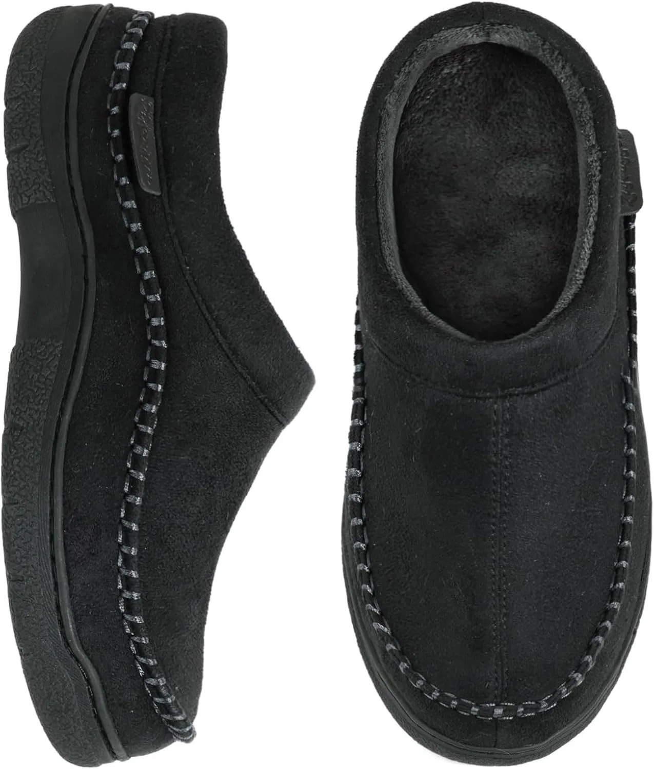 Тапочки домашние с ворсом Zigzagger, Jet Black