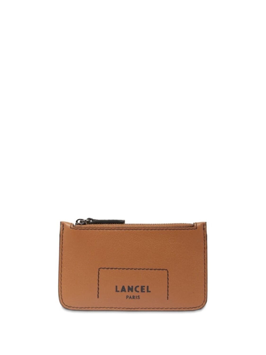 

Lancel картхолдер с логотипом, коричневый