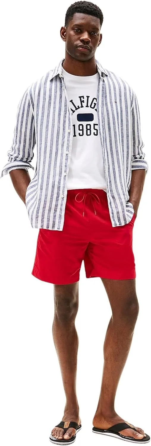 Мужские пляжные сандалии-шлепанцы Essential Th Tommy Hilfiger, черный — фото 3