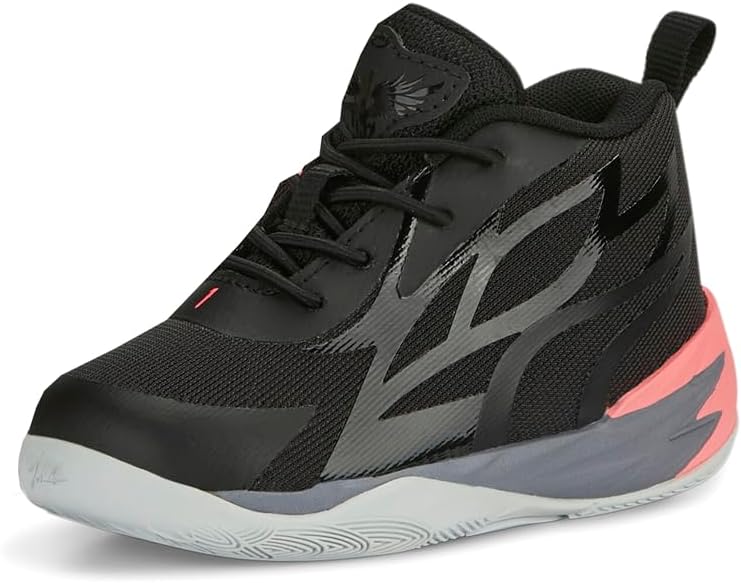 Кроссовки для малышей PUMA Toddler Boys Mb.02 Q1 Comm Basketball - Черные — фото 2