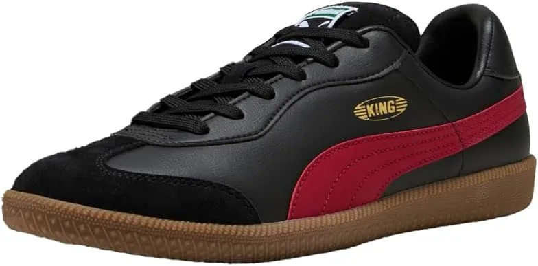 Кроссовки PUMA King 21 для тренировок в помещении, унисекс, черный/красный — фото 2