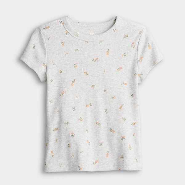 

Детская футболка с коротким рукавом и принтом для девочек 7-16 лет So, Gray Prairie