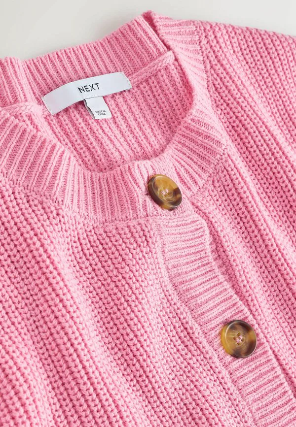 Жилет стандартного кроя с застежкой на пуговицы Next, Pink — фото 2