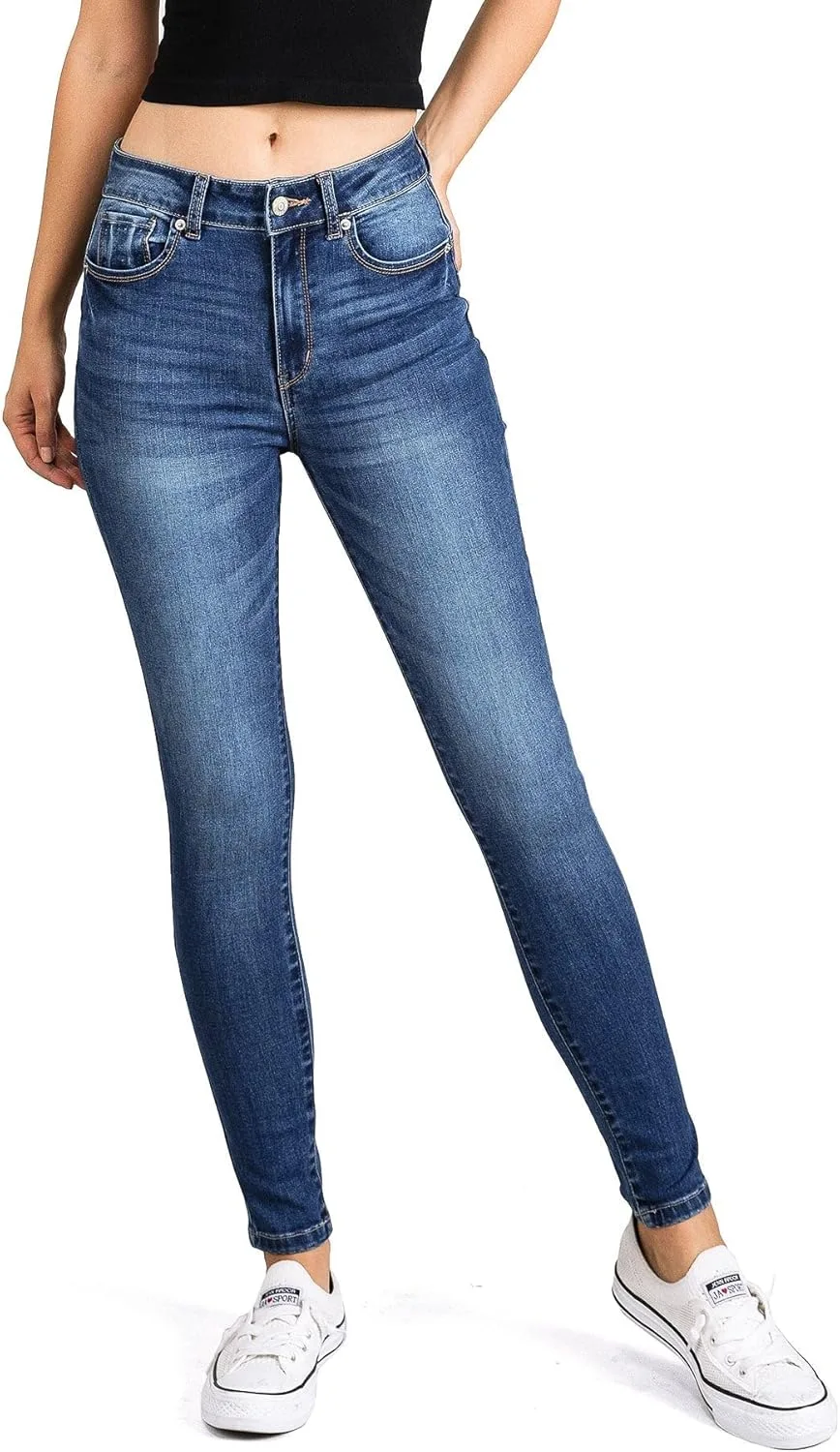 

Стильные скинни джинсы с высокой посадкой WAX JEAN