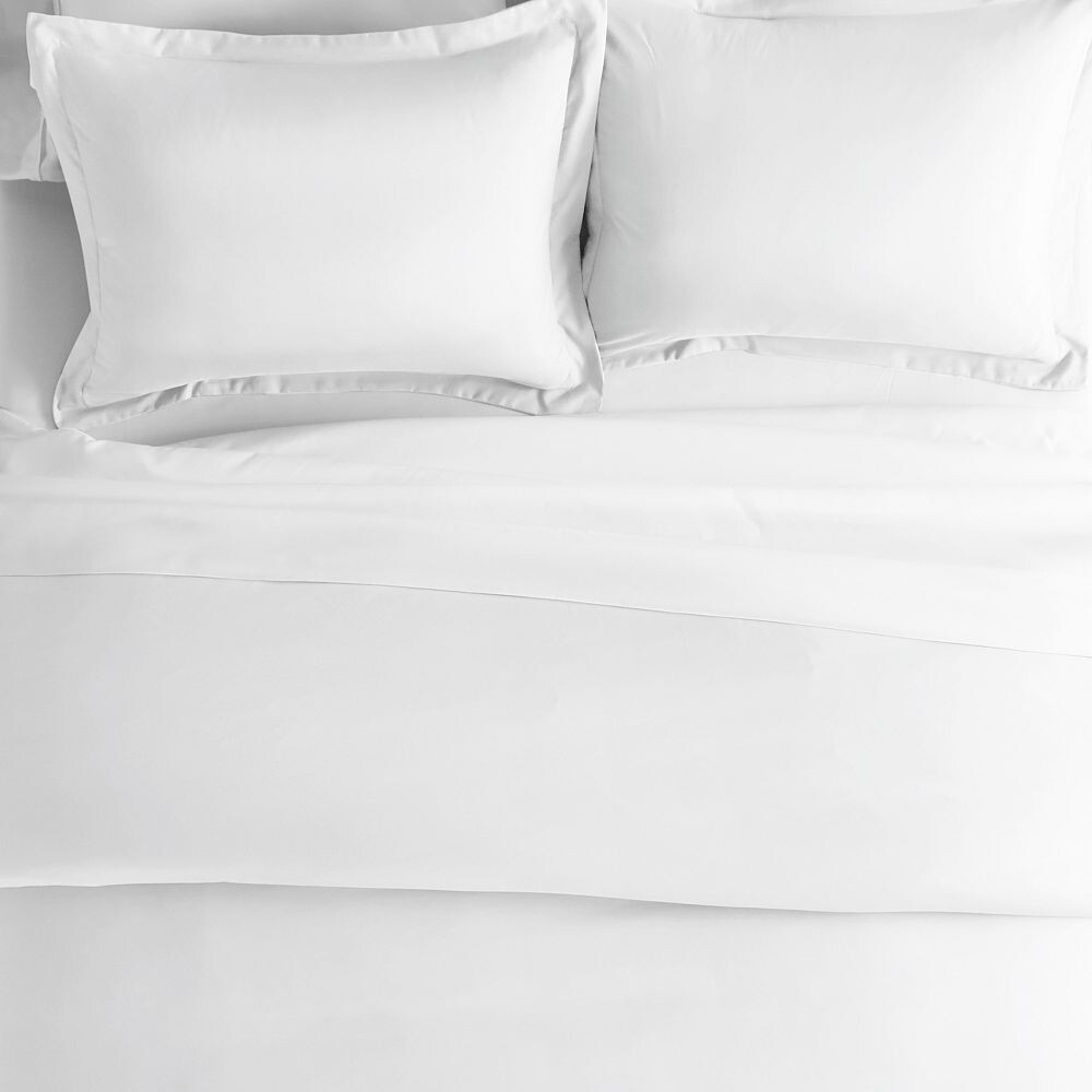 

Пододеяльник Urban Loft's из 3 предметов, однотонные основные цвета, комплект постельного белья с накладками, белый