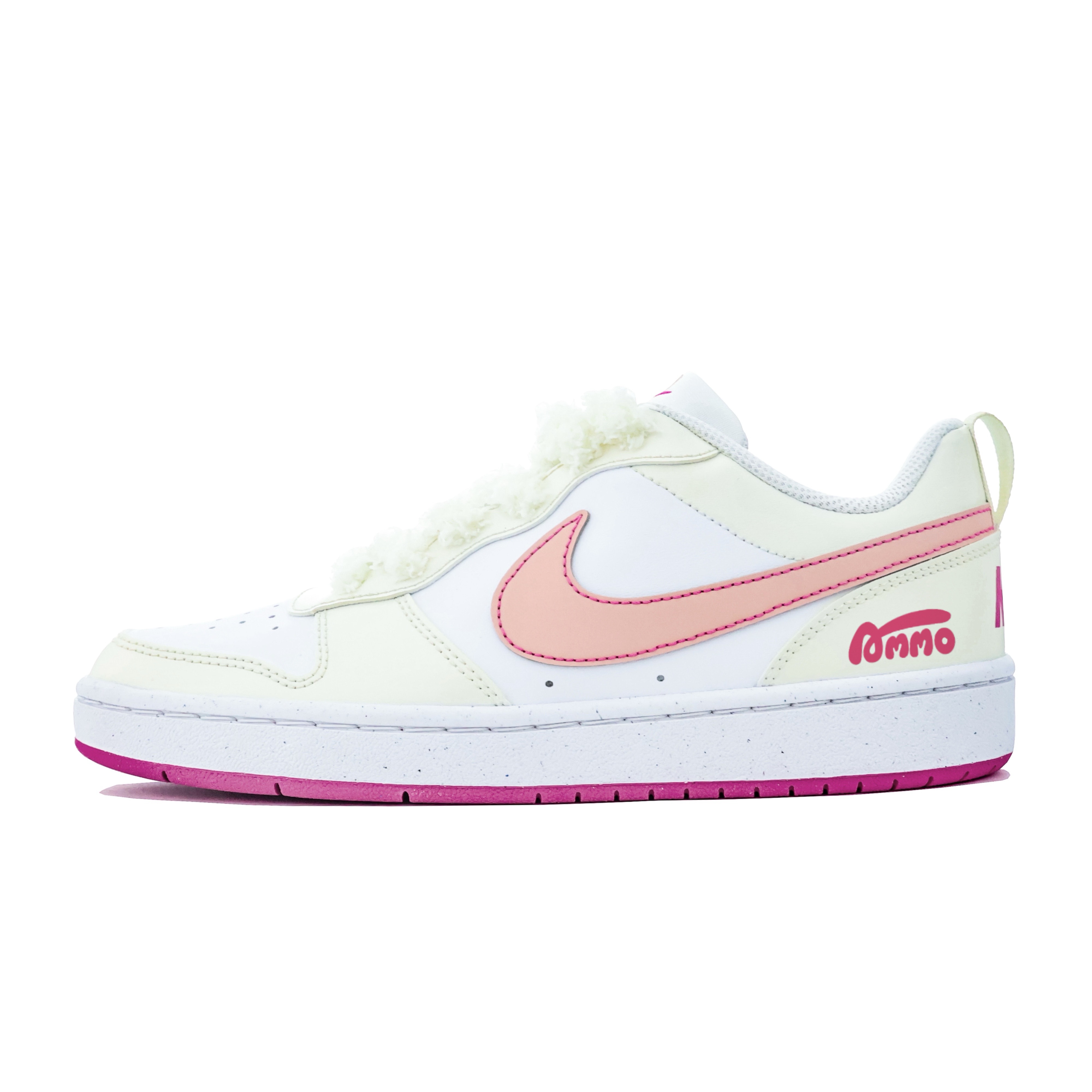 

Nike Детские кроссовки для скейтбординга Court Borough Glutinous Cream Jelly Low Top для подростков