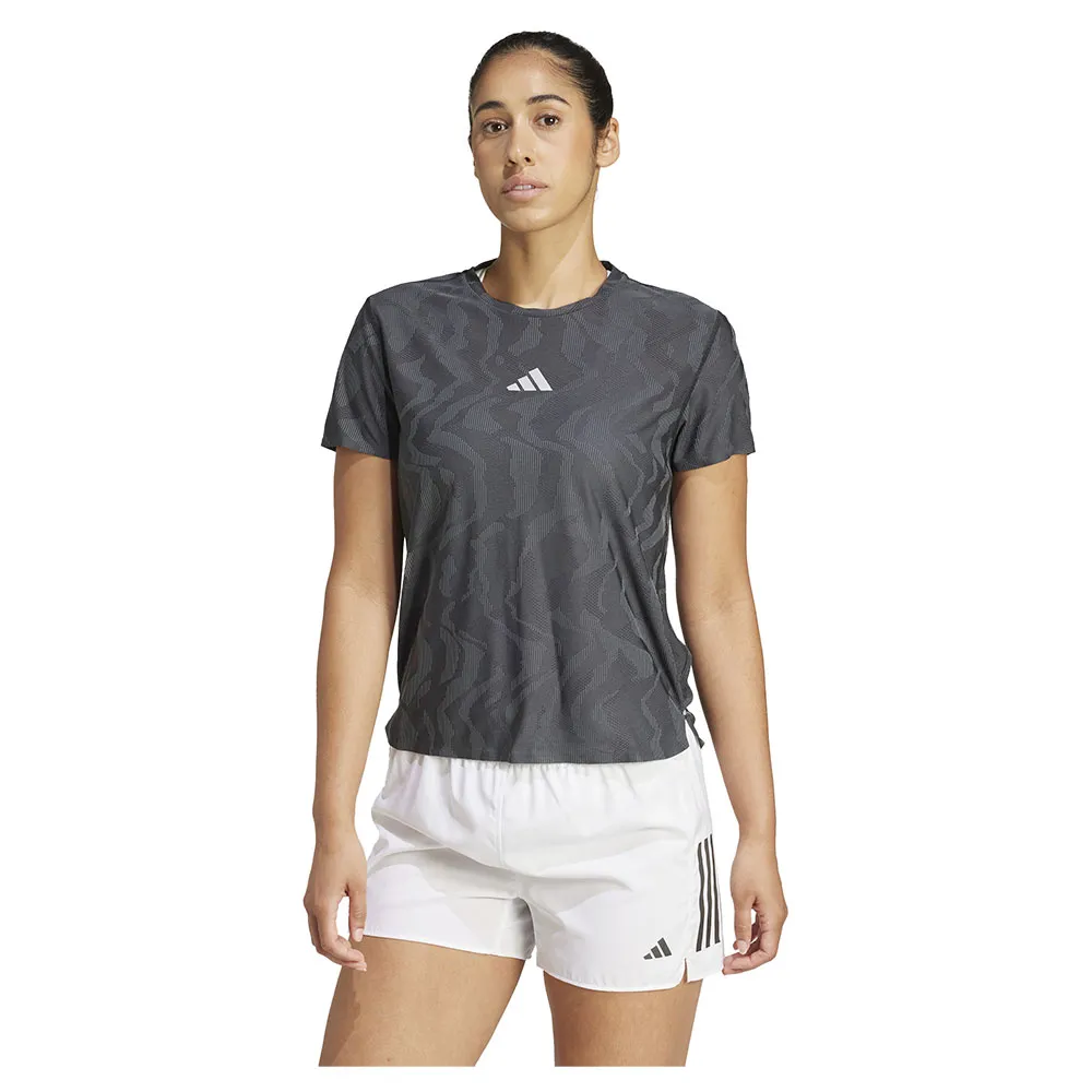 

Футболка с коротким рукавом спортивная adidas Ultimate Running Engineered Climacool+, черный