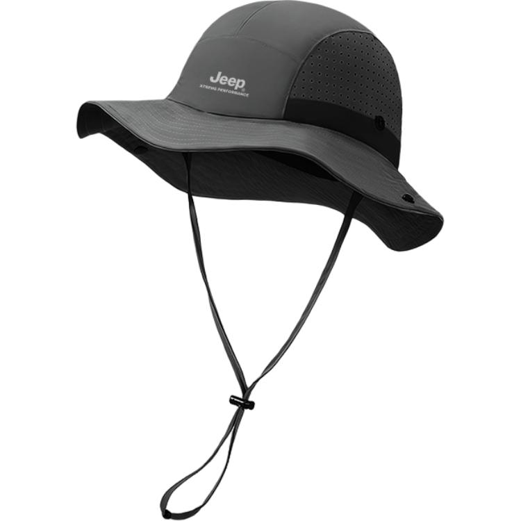 

Шляпа от солнца из полиэстера Unisex Jeep, темно-серый