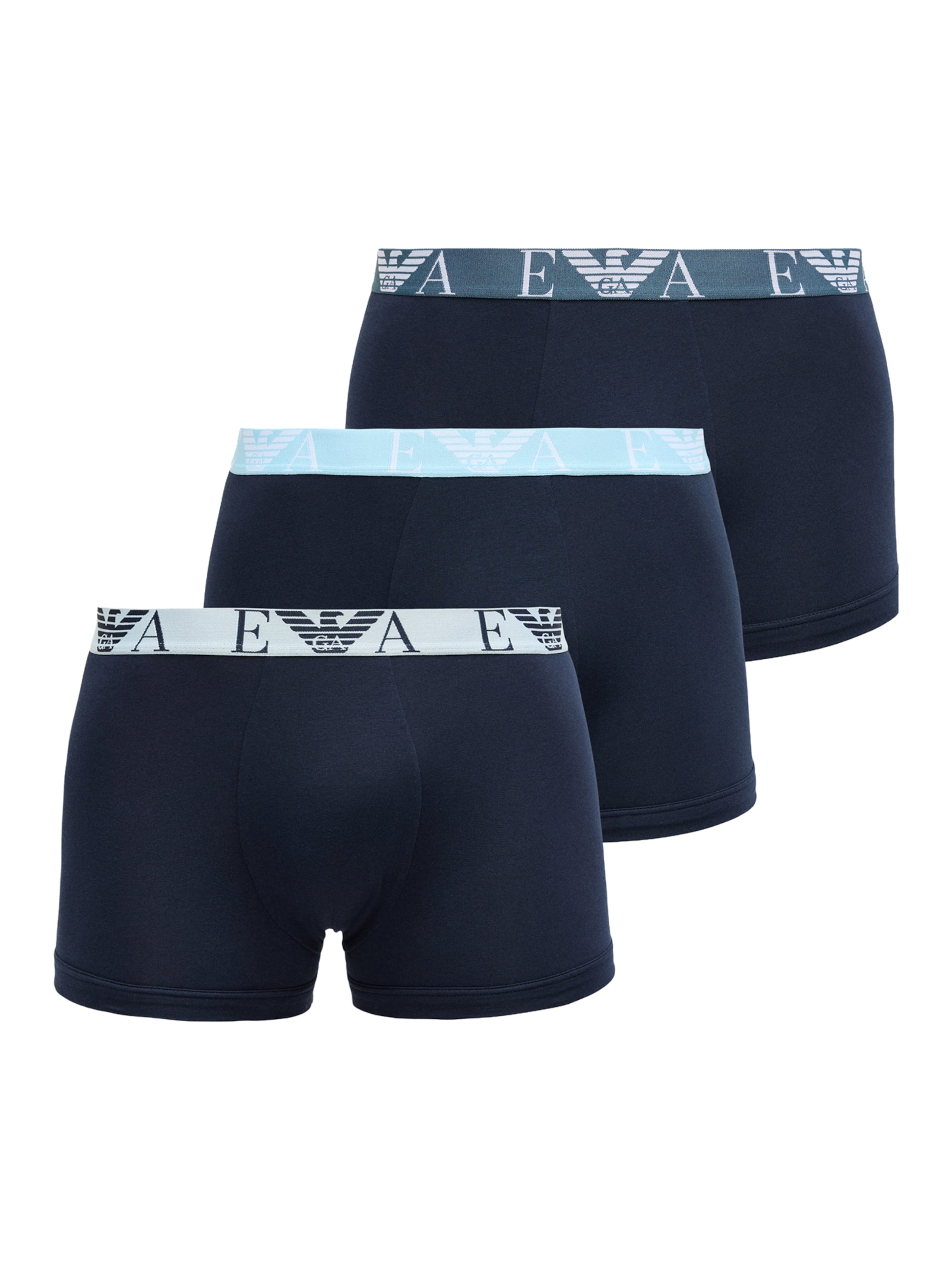 

Emporio Armani Боксеры в цвете Navy, Pastel Blue, Light Blue